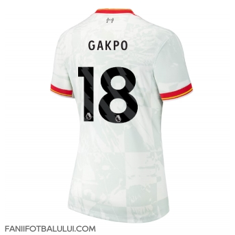 Liverpool Cody Gakpo #18 Tricou Fotbal Replică 2024-25 Femei Treilea